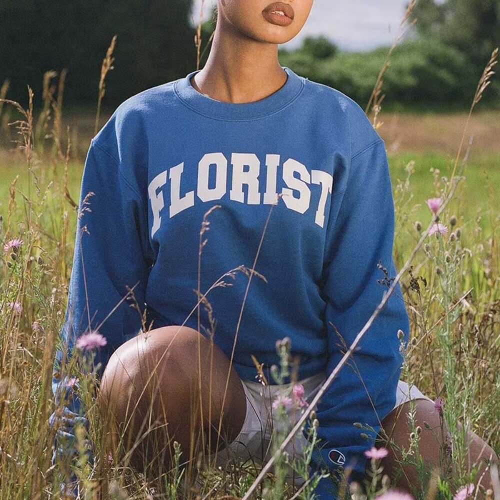 FRESH CUT FLOWERS - CHAMPION FLORIST CREWNECK